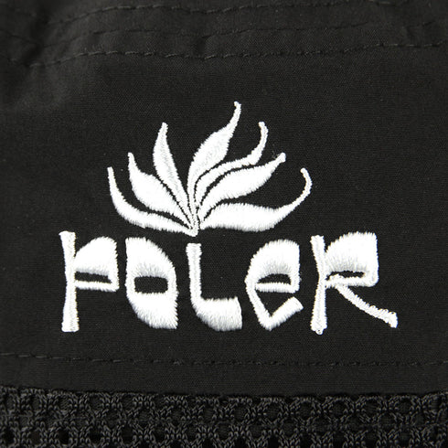 poler 2WAY LONG BRIM SUNGUARD HAT - BLACK